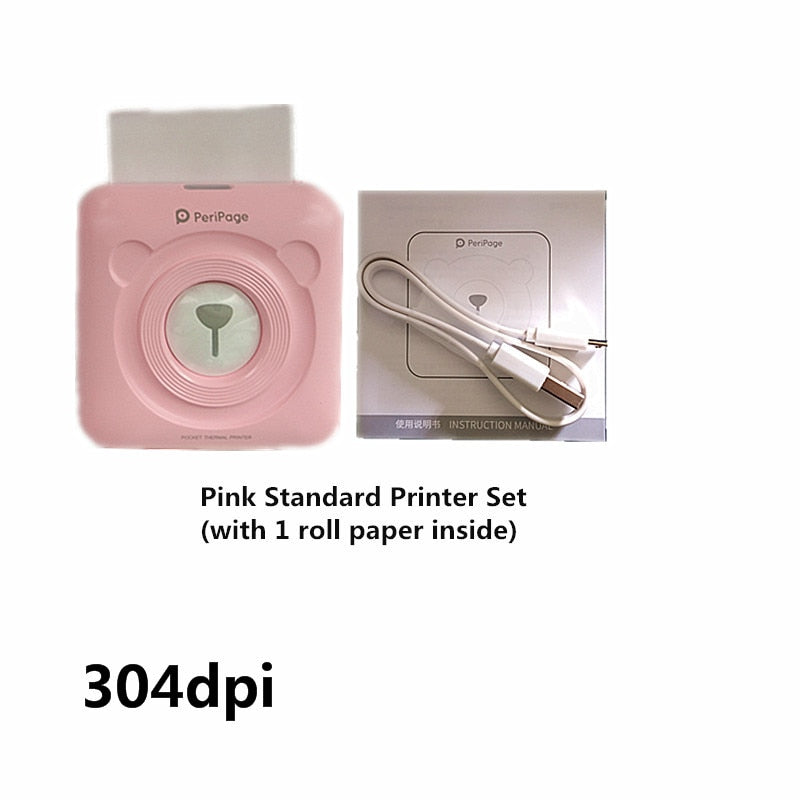 304 dpi Bluetooth Tragbarer Drucker Hohe Auflösung A6 Peripage Mini Fotodrucker Thermodrucker Für Handy Android &amp; IOS