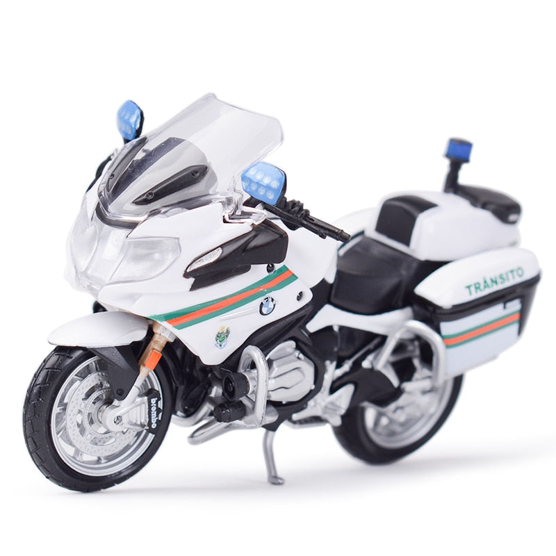 Maisto 1:18 BMW R1200 RT UK Police Die Cast Vehicles Collectible Motorcycle Model Toys