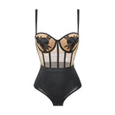 Irene Tinnie Women Sexy Summer Backless Mesh Bodycon Lace Jumpsuits Women Romper Clubwear Body Suit Overalls Shorts Playsuits