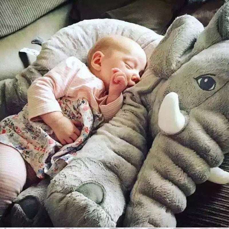Lovely 40cm/60cm Infant Plush Elephant Soft Appease Elephant Playmate Calm Doll Baby Toy Elephant Pillow Plush Toys Stuffed Doll