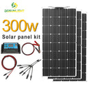 200 W 300 W Solarpanel-Kit komplett für zu Hause Outdoor-Campingpanel Solarladegerät 12 V mit Heimsystemregler