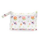 Wasserdichte wiederverwendbare Wickeltasche für Mama Menstruationseinlagen Kinder Windeln Aufbewahrung bedruckte Wetbag Mutterschaft Kinderwagen Wet Bag waschbar