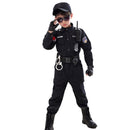 Kinder Verkehr Spezielle Polizei Halloween Karneval Party Performance Polizisten Uniform Kinder Armee Jungen Cosplay Kostüme 110-160CM