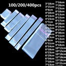 Transparente selbstklebende Kunststoffbeutel, selbstverschließende kleine Beutel für Stift, Schmuck, Süßigkeiten, Verpackung, wiederverschließbare Geschenk-, Keks-Verpackungsbeutel