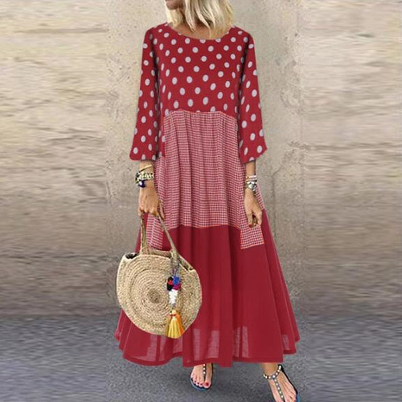 Vestido veraniego bohemio con volantes para mujer 2022 ZANZEA verano sin mangas estampado Floral Maxi Vestido largo Casual suelto fiesta tanques Vestido