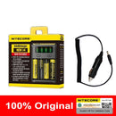 Nitecore D4 D2 I4 I2 Digicharger LCD Intelligente Schaltung Globales Batterieladegerät 18650