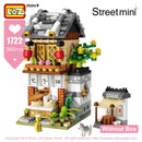LOZ Mini Block Mini Chinatown China Street Chinese Tradition Special Model DIY Assembly Toys for Children Educational Anime