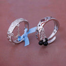 Der ungezähmte Anime Grandmaster of Demonic Cultivation MDZS Cosplay Ring S925 Silber Paar Fingerringe Modeschmuck Geschenk