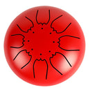 Mini 8-Ton Steel Tongue Drum 6 Zoll Tongue Drum C Key Hand Pan Drum mit Drum Mallets Tragetasche