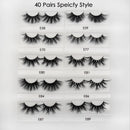 30 Paar/Pack Visofree Lashes 3D-Nerzwimpern Full Strip Lashes Handmade Premium Nerzhaar Mehrzweck-Falsche Wimpern Make-up