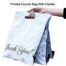 10pcs Printed Tote Bag Express Bag with handle Courier Bag Self-Seal Adhesive Thick Waterproof Plastic Poly Envelope Mailing Bag
