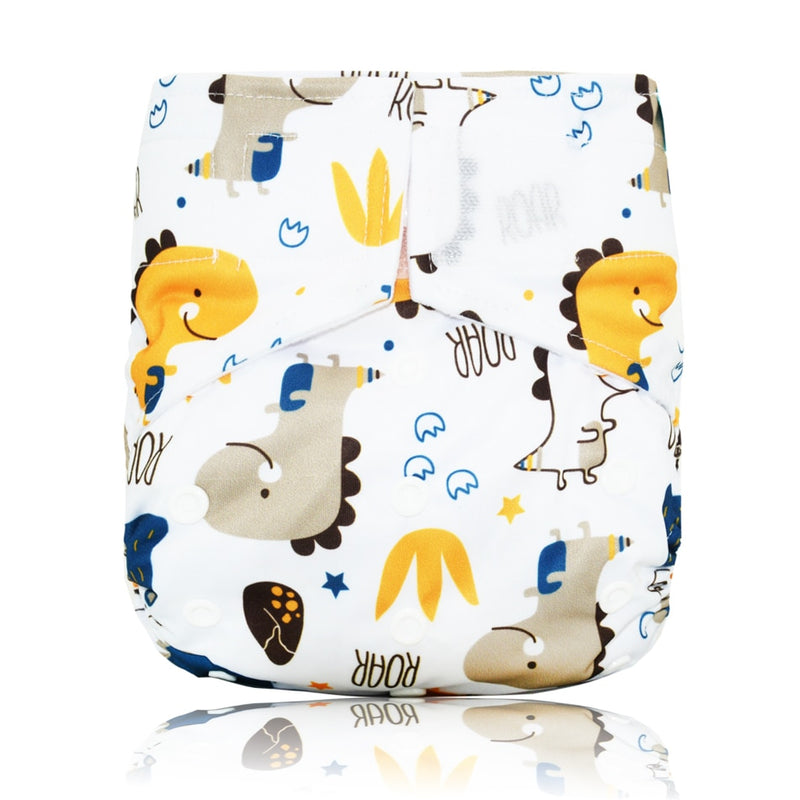 Miababy Hook&amp;Loop OS Taschen-Stoffwindel, mit einer Tasche, wasserdicht und atmungsaktiv, für 3-15 kg Babys