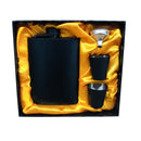 8 Unzen 304 Edelstahl Wodka Cup Whisky Flasche Flachmann Geschenkbox Set Alkoholtrichter Schnapsflasche für Hochzeit oder Geburtstag