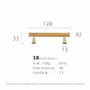 Dooroom Möbelgriffe aus Messing, Rändelung, Gold, Schwarz, moderner Kleiderschrank, Kommode, Schrank, Schublade, Griffe, Knöpfe, gerändelt