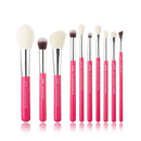Jessup 10pcs Makeup Brushes set Foundation Powder Definer Shader Eyeshadow Eyeliner Eyebrow Kисти для Mакияжа T223