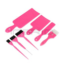 7 teile/satz Haarfärbeset Haarfärbepinsel Board Set Balayage Pinsel Styling Pinsel für Salon Färben Friseur Mithelfer