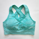 Nepoagym Damen Camo Nahtloser BH Nahtloser Sport-BH Gepolsterter Push-Up-BH Sport-BH High Impact Damen Yoga Top Sportshirt