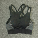 Yoga-Set Damen Ärmellos Sportanzug Workout Gym Kleidung Fitness Sport-BH Hohe Taille Shorts 2 Stück Utra Nahtlose Sportbekleidung