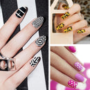 Biutee 8Colors Kit Nail Stamping Gel Polish Set 8ml Stamp Print Oil UV Gel Vanish Soak Off Lack für Nail Art Stamping Plates