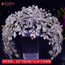 YouLaPan HP240 Golden Bride Hair Accessories Crystal Headband Woman Wedding Hair Jewelry Rhinestone Bridal Tiara and Headdress