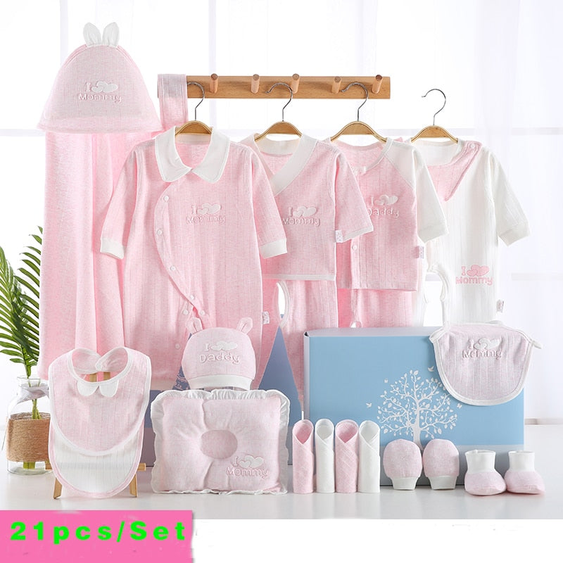 Baby Cotton Clothes Sets Newborn Clothing Outfits Gift Underwear Suits girls Spring Autumn
