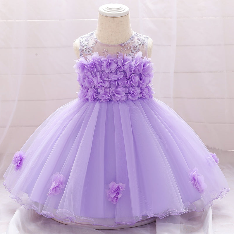 Toddler Girl Party Dresses Baby Dress For Girls 1 Year Birthday Princess Dress Christening Gown Infant Baptism Vestidos Clothes