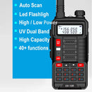 BaoFeng Walkie Talkie UV 10R V2 Zwei-Wege-CB-Funksender mit großer Reichweite UV-10R 128CH VHF UHF 136-174 MHz 400-520 MHz Dualband