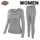 Herobiker Damen Fleece gefütterte Thermo-Unterwäsche Set Winter Elastisch Motorrad Skifahren Warme lange Unterhosen Shirts &amp; Tops Unteranzug