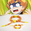 1 Pcs Cartoon Demon Slayer Kimetsu No Yaiba Bracelet Figure Kamado Tanjirou Nezuko Zenitsu Bangle Wristband Figure Toys Gift