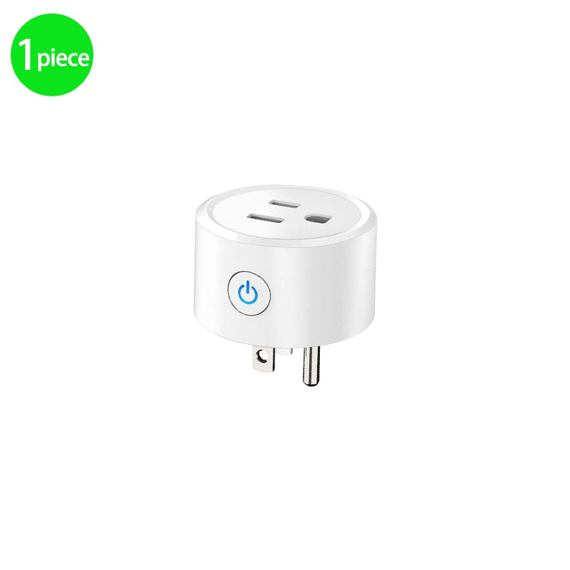 Smart Plug WiFi Mini Socket Smart Outlet, Work with Alexa and Google Home, No Hub Required, Remote Control your Devices