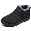 Herrenstiefel Leichte Winterschuhe für Herren Schneestiefel Wasserdichte Winterschuhe Plus Size 47 Slip On Unisex Ankle Winter Boots