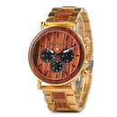 BOBOBIRD Herrenuhr Holz Herren Armbanduhren Leuchtgriff Chronograph Uhr relogio masculino In Geschenkbox