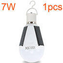 Rechargeable Led Bulb E27 LED Solar Lamp 7W 12W 85V-265V Outdoor Emergency Solar Powered Bulb travel Fishing Camping Light
