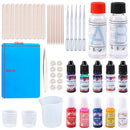 Transparent Epoxy Resin Casting Molds Kit Silicone Mold With Epoxy Glue For Earring Keychain Jewelry Making DIY Moule Silicone