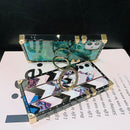 Hülle für Samsung Galaxy Note 10 Plus Cover Diamond Bracket Square Back Cover für Samsung Note 9 8 A70 A50 A7 2018 Phone Case