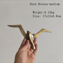 Amerikanischer Luxus aus reinem Kupfer, kreative Vogel, Möwe, Taube, hängende Wanddekoration, Retro-Industrie-Ornament, Wohnzimmer, Möwe