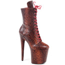 JIALUOWEI 20cm High Heel Pole Dance Schuhe Sexy Nachtclub Party Tanzschuhe Plattform Serpentine Ankle Boots