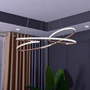 NEO-Glanz-Goldchrom überzogene moderne geführte Pendelleuchten für Esszimmerküchenraum-Bargeschäft-Deckenlampe 90-260V Freies Verschiffen