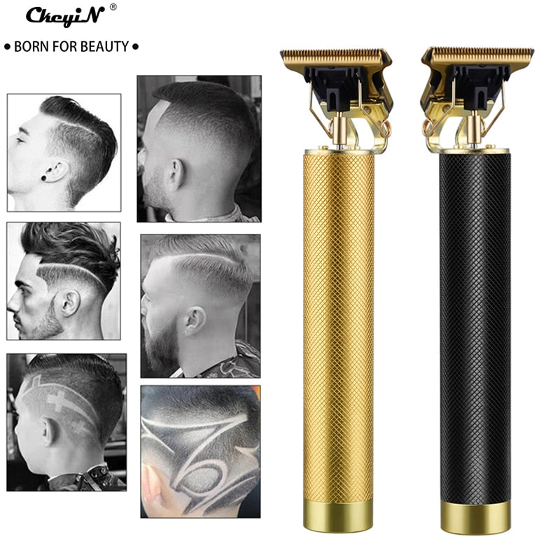 Ckeyin Tragbare Elektrische Haarschneidemaschine T-Klinge Für Herrenhaar Bartschneider Barehead Barber Blade Haircut Shaver Styling Machine