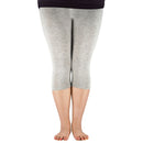 Heiße Frauen-Leggings-Training plus Größen-Leggings-Baumwollelastische Taillen-beiläufige feste Frühlings-Sommer-Modal-Gamaschen-Stretch-Hosen Billig