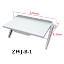 KAYQEE Desktop-Rack, verstellbares Bildschirmregal, TV-Aufbewahrungshalterung für Streaming-Geräte, Medienbox, Lautsprecher, Heimdekoration