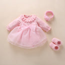 Baby Taufkleid 2022 Bogen Neugeborenes Baby Mädchen Kleinkinder Kleider &amp; Kleidung Schneewittchen Babykleid 1 Jahr alt Geburtstagskind Kleid
