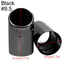 2 teile/satz verchromt edelstahl auto auspuff spitze rohre abdeckungen für audi a1 a3 a4 tt 2009–2015/vw volkswagen passat