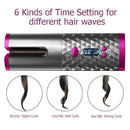 Kabelloser, automatisch rotierender Keramik-Lockenwickler USB-wiederaufladbarer Lockenstab LCD-Display Temperaturverstellbarer Curling Wave Styler