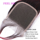 FEELME Peruvian Straight Bundles With Closure