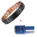 Kupfer Magnetarmband Personalisieren ID Name Armbänder für Männer Frauen Verstellbares Armband Armband Armreif Metall Schmuck Geschenk