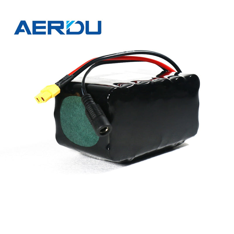 AERDU 3S6P 12V 21Ah 40A BMS orline battery pack 18650 li-ion 3500mah cells XT60 DC5521 400Watt High Power Motor Scooter light