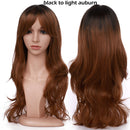 S-noilite Synthetic 28colors 22inch Loose Wave Perücken Halloween Cosplay Perücke Blau Rot Rosa Grau Lila Haarperücke Cosplay für Party