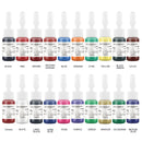 Kit de tatuaje Máquinas de tatuaje Pistola con tintas Fuente de alimentación Pedal Herramientas de arte corporal Juego de tatuajes Accesorios completos Suministros de RU / EE. UU.