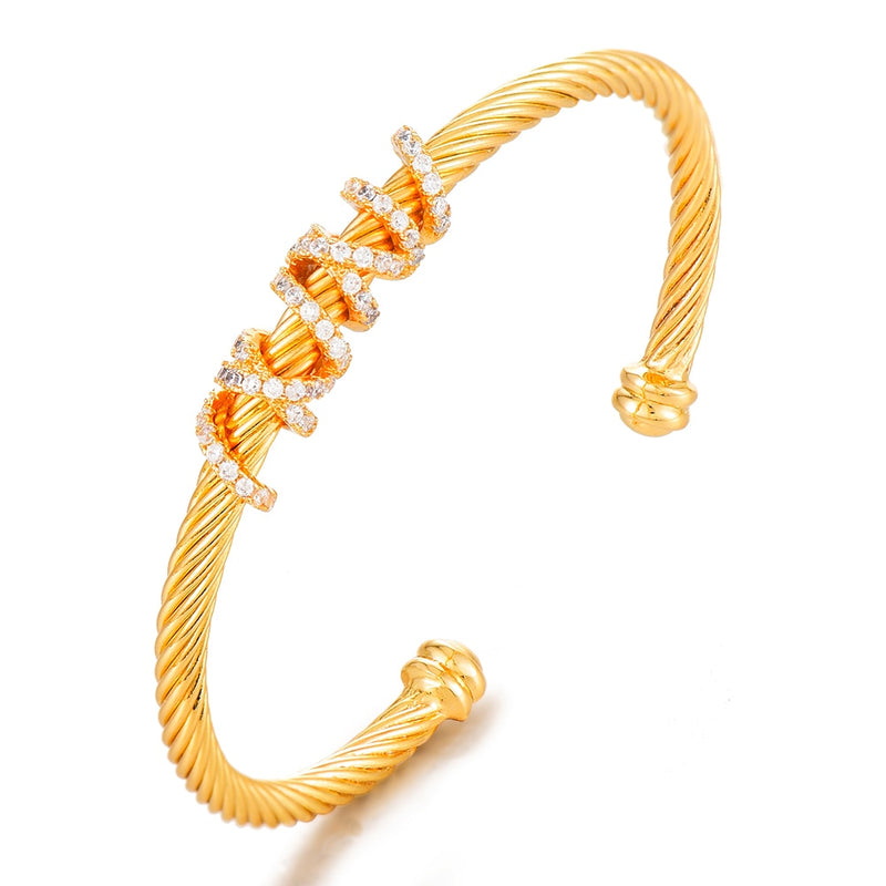 GODKI, brazalete apilable de lujo a la moda para mujer, boda, circonita cúbica completa, cristal CZ, pulsera de fiesta de Color plateado de Dubái 2020